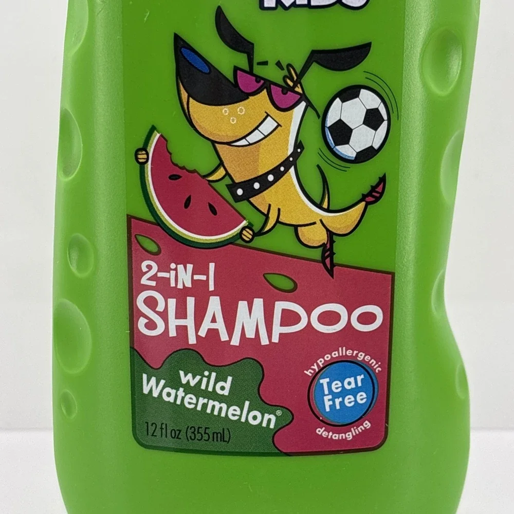 Suave Kids Wild Watermelon 2 in 1 Conditioning Shampoo 12 Fl Oz Tear Free Soccer